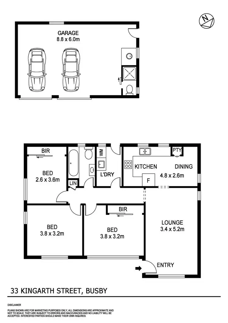 Floorplan of Homely house listing, 33 Kingarth Street, Busby NSW 2168