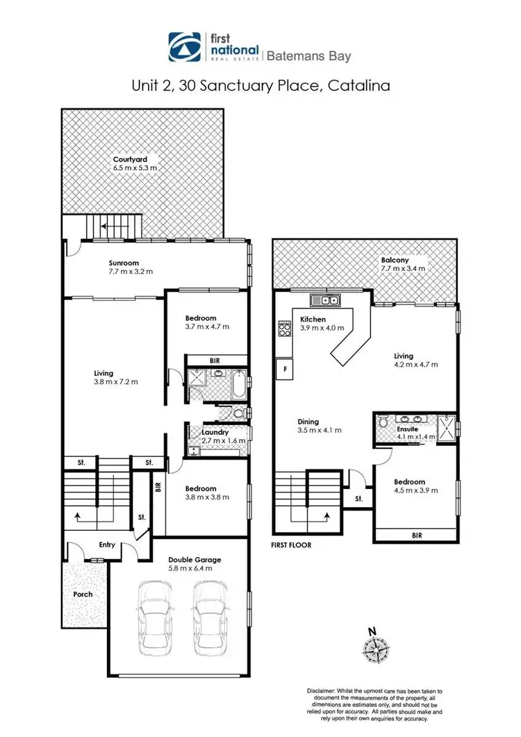 Floorplan of Homely house listing, 2/30 Sanctuary Place, Catalina NSW 2536