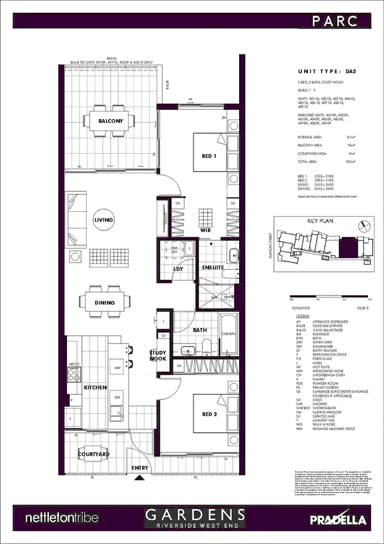 Floorplan of Homely apartment listing, 40209/50 Duncan Street, West End QLD 4101