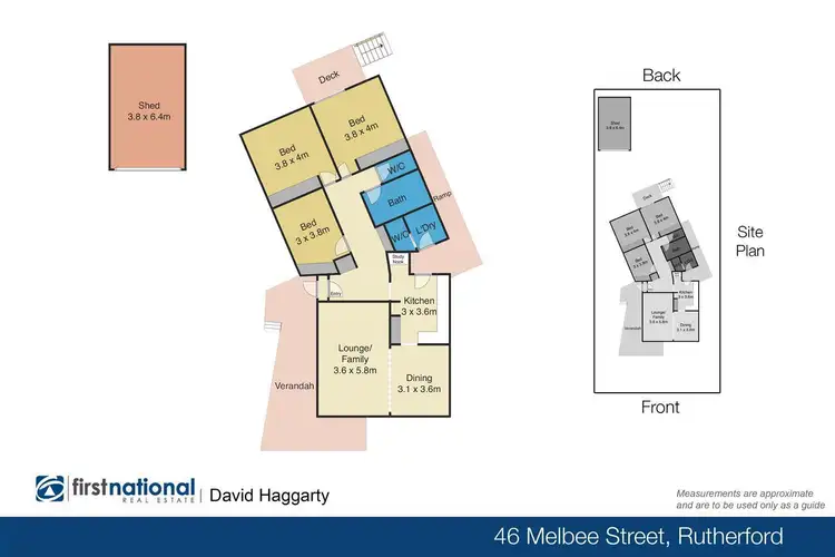 Floorplan of Homely house listing, 46 Melbee Street, Rutherford NSW 2320