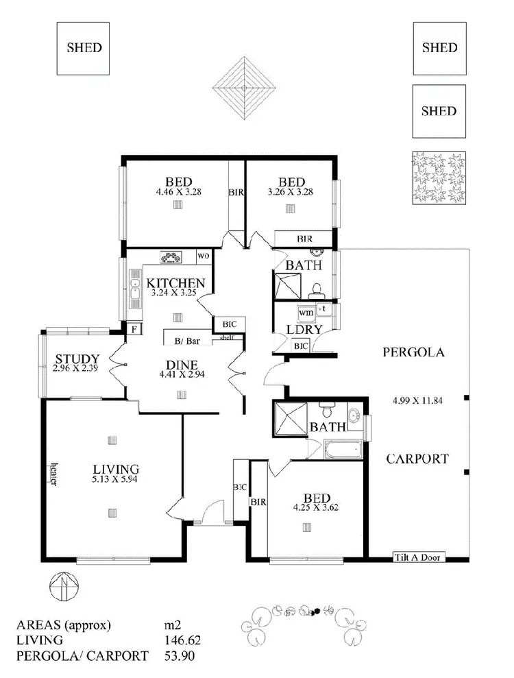 Floorplan of Homely house listing, 19 Myrona Avenue, Glen Osmond SA 5064