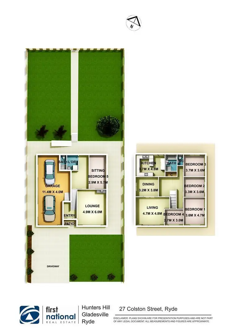 Floorplan of Homely house listing, 27 Colston Street, Ryde NSW 2112