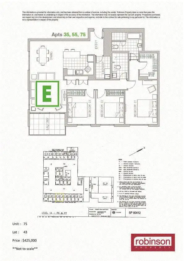 Floorplan of Homely apartment listing, 75/741 Hunter Street, Newcastle West NSW 2302
