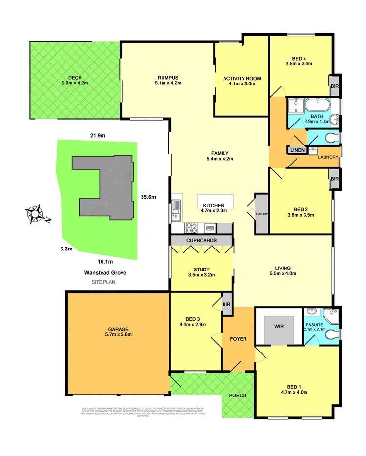 Floorplan of Homely house listing, 3 Wanstead Grove, Cameron Park NSW 2285