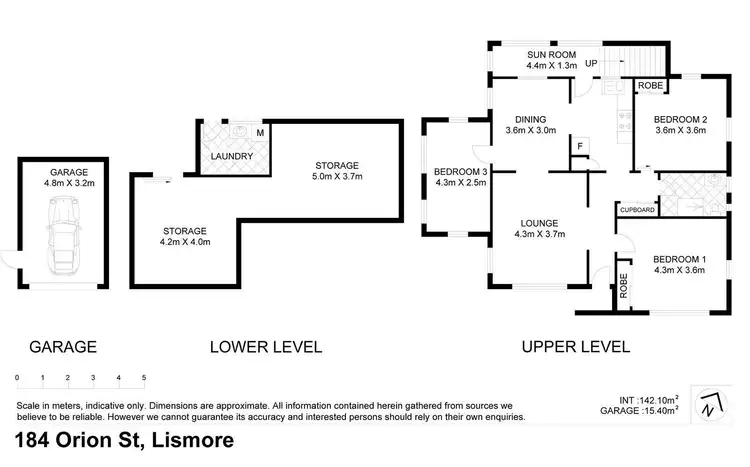 Floorplan of Homely house listing, 184 Orion Street (top end off Hunter St), Lismore NSW 2480