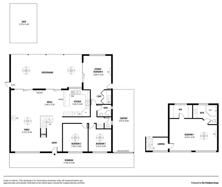 Floorplan of Homely house listing, 23 Darwin Avenue, Hawthorndene SA 5051