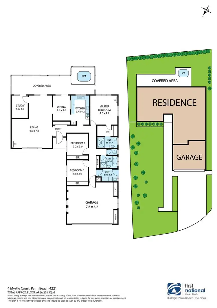 Floorplan of Homely house listing, 4 Myrtle Court, Palm Beach QLD 4221