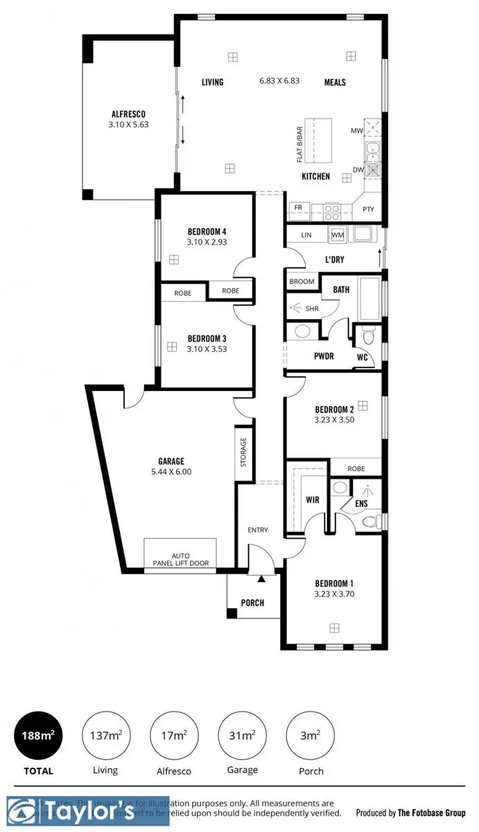 Floorplan of Homely house listing, 21B Leabrook Drive, Para Hills SA 5096