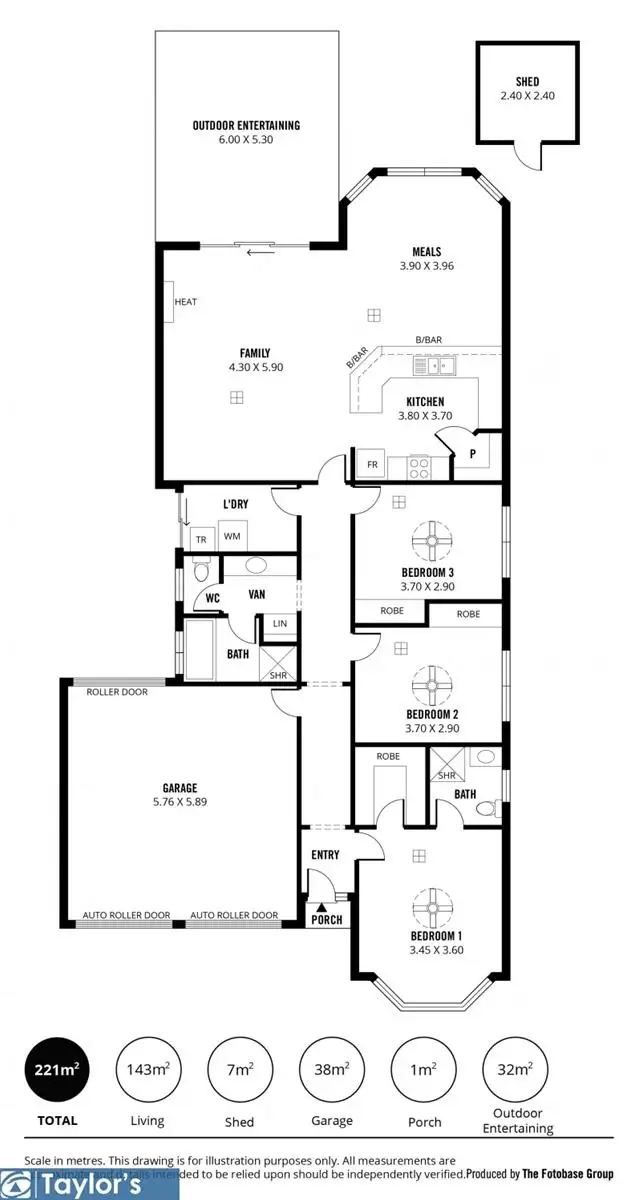 Floorplan of Homely house listing, 11 Blacksmith Avenue, Walkley Heights SA 5098