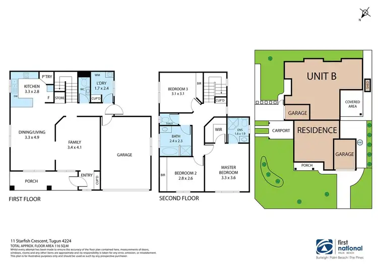 Floorplan of Homely house listing, 11 Starfish Crescent, Tugun QLD 4224