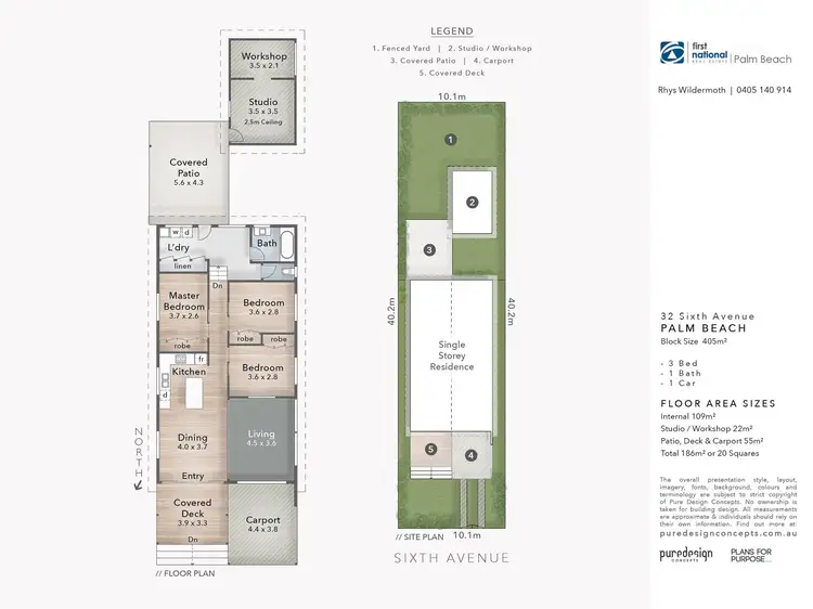 Floorplan of Homely house listing, 32 Sixth Avenue, Palm Beach QLD 4221