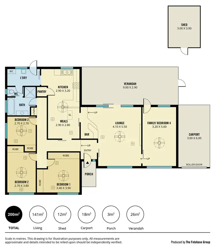 Floorplan of Homely house listing, 11 Bedford Street, Salisbury East SA 5109