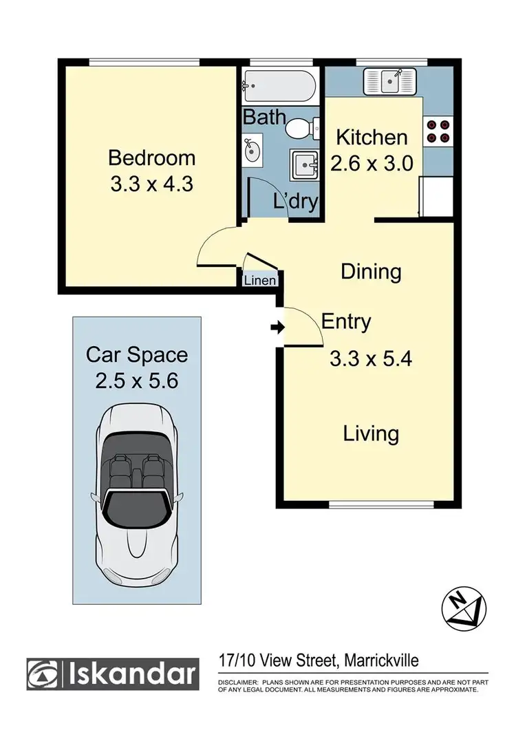 Floorplan of Homely unit listing, 17/10 View Street, Marrickville NSW 2204