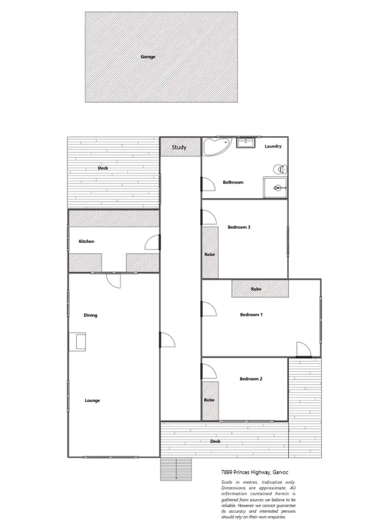 Floorplan of Homely house listing, 7899 Princes Highway, Garvoc VIC 3265