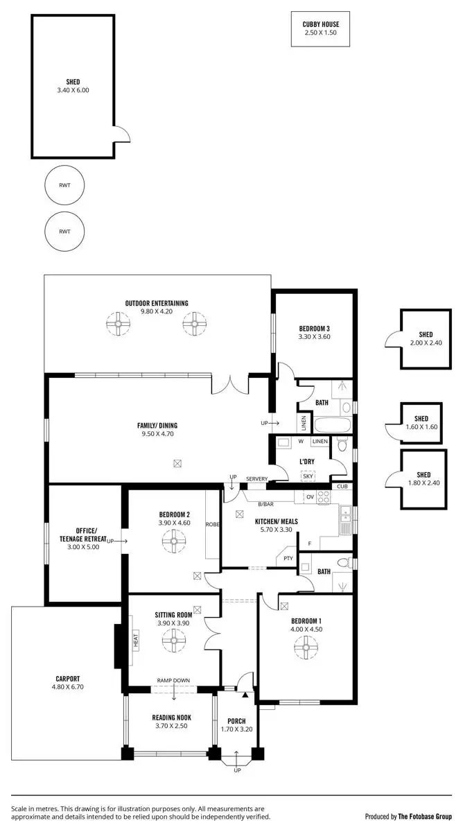 Floorplan of Homely house listing, 37 Norseman Avenue, Westbourne Park SA 5041
