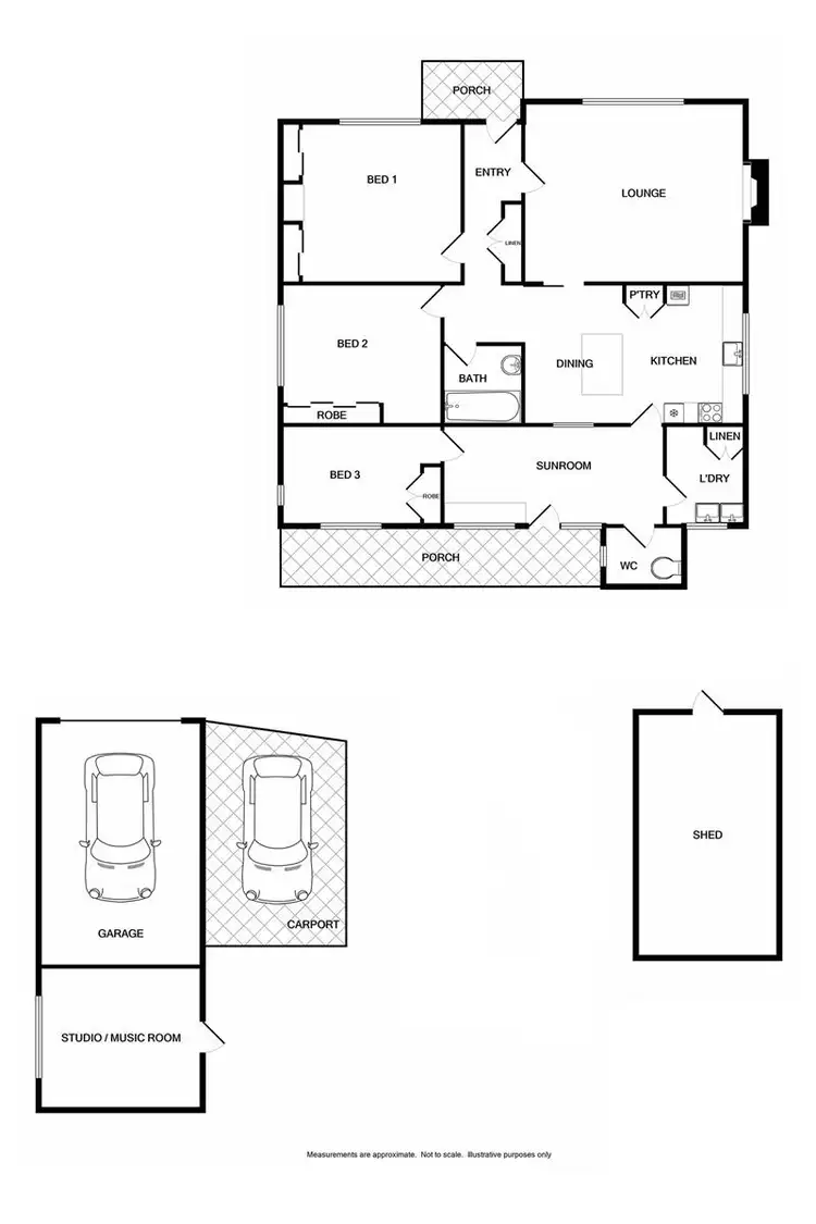 Floorplan of Homely house listing, 1418 Kiewa Valley Highway, Kiewa VIC 3691