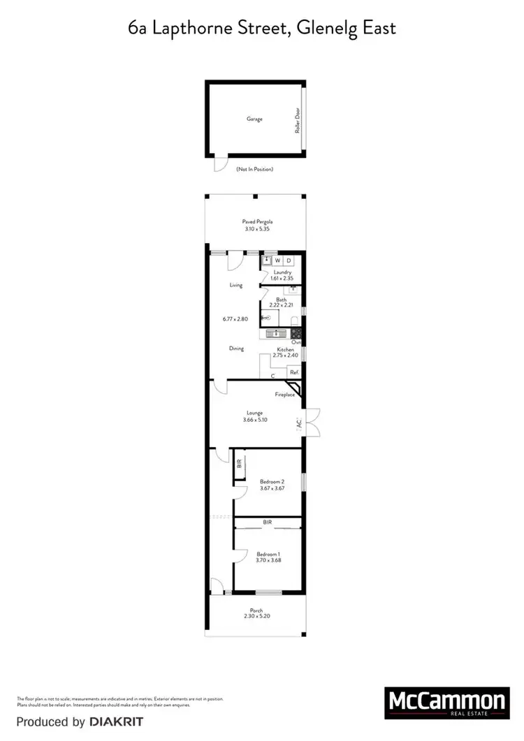 Floorplan of Homely house listing, 6a Lapthorne Street, Glenelg East SA 5045