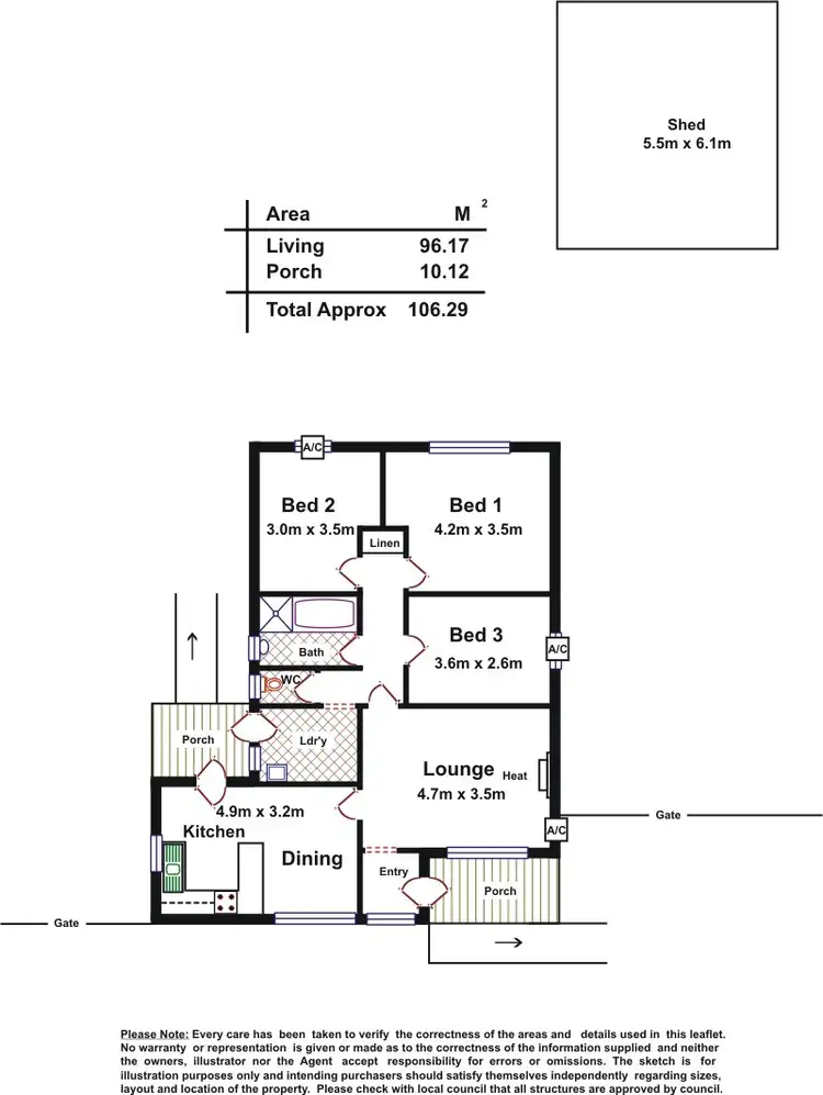 Floorplan of Homely house listing, 26 Pritchard Street, Davoren Park SA 5113