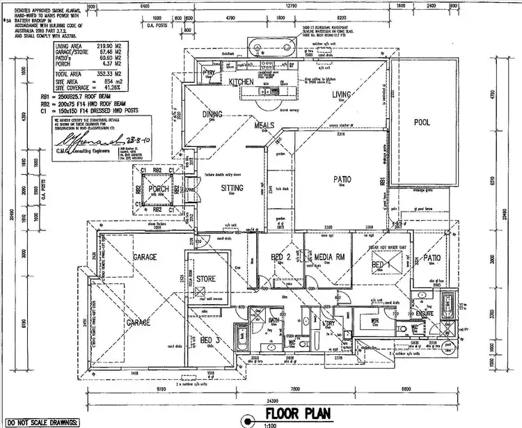 Floorplan of Homely house listing, 30 Feldt Street, Flying Fish Point QLD 4860