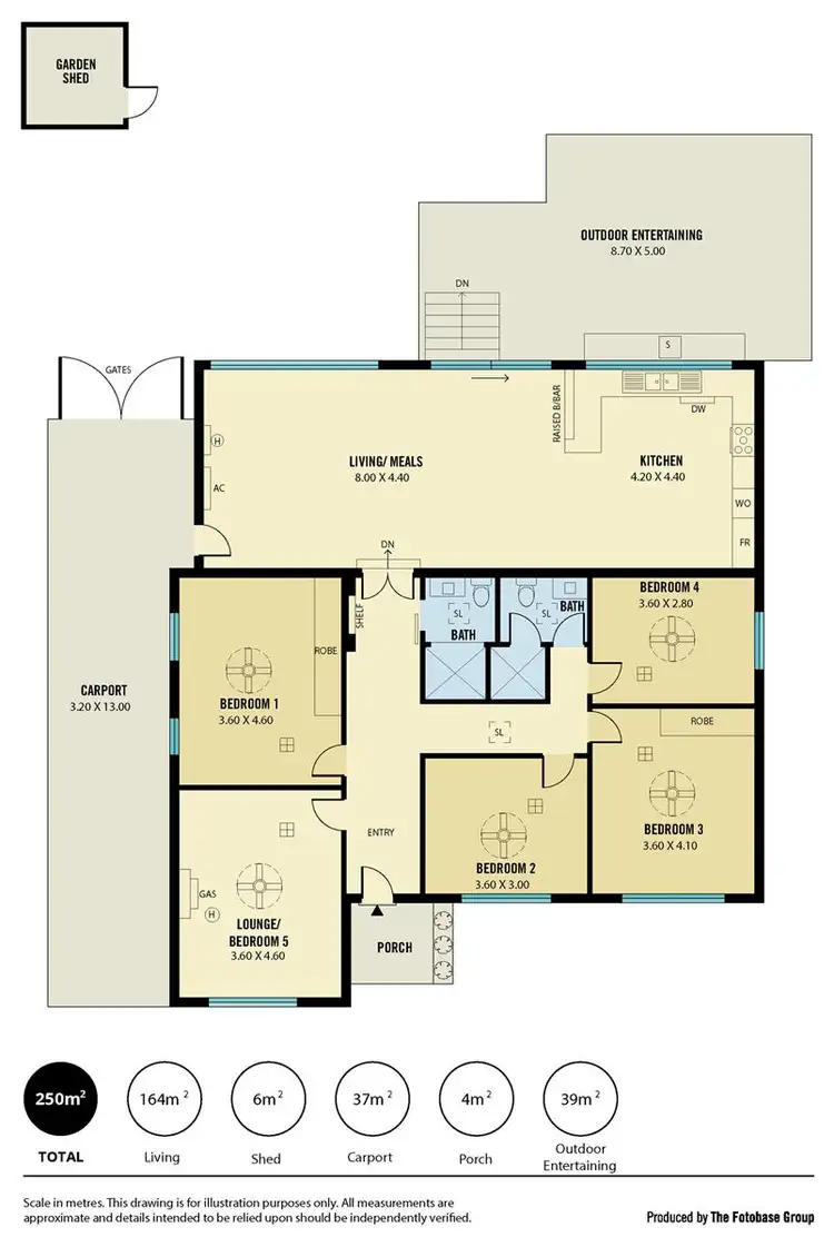 Floorplan of Homely house listing, 8 Fleming Avenue, Ridgehaven SA 5097
