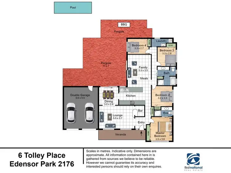 Floorplan of Homely house listing, 6 Tolley Place, Edensor Park NSW 2176