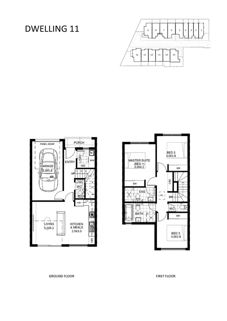 Floorplan of Homely house listing, 11/136 Reservoir Road, Modbury SA 5092