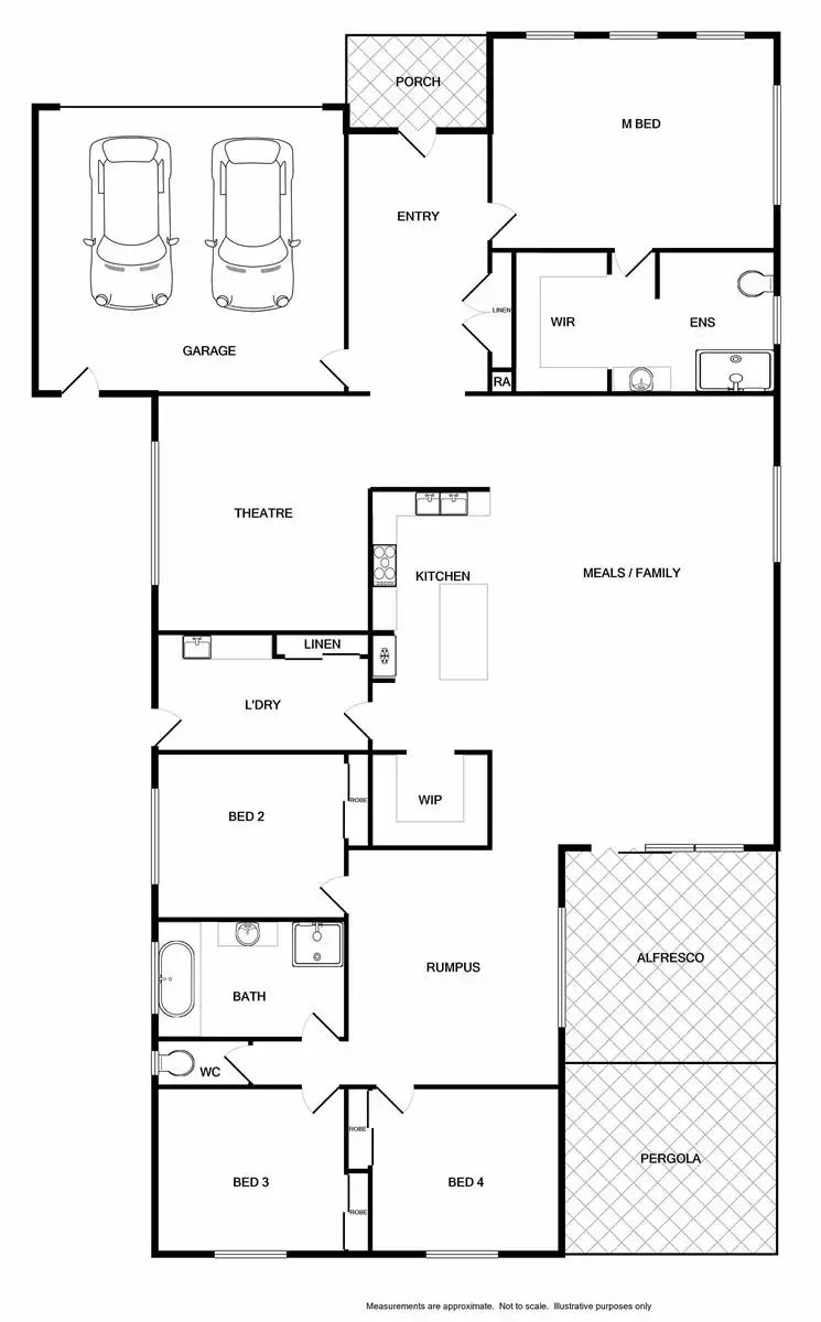 Floorplan of Homely house listing, 7 Griffiths Road, Tangambalanga VIC 3691