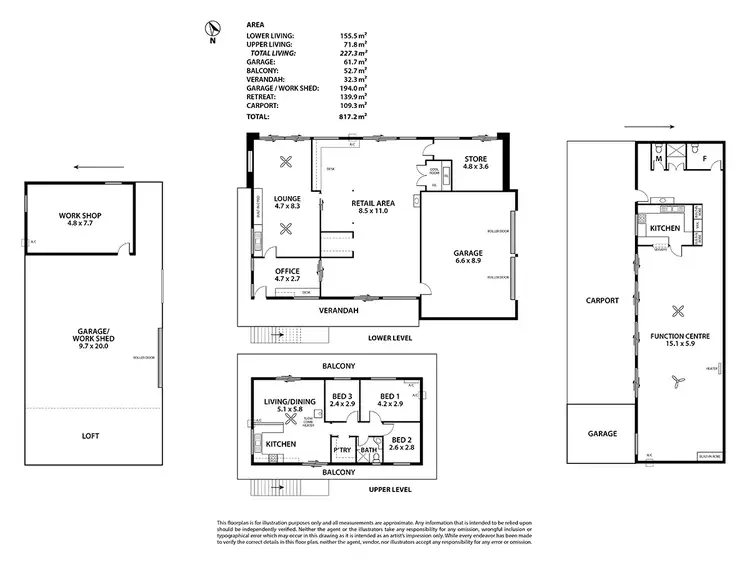 Floorplan of Homely rural property listing, 2972 Purnong Road, Caurnamont SA 5238