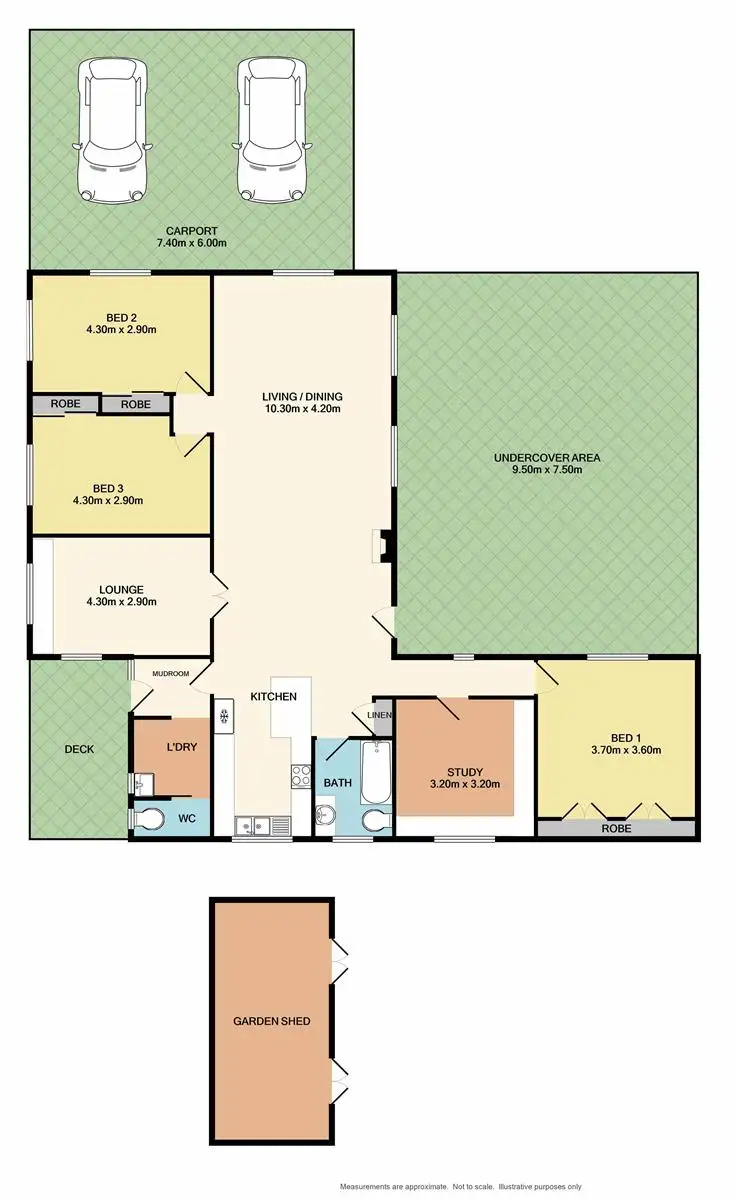 Floorplan of Homely house listing, 48 Wood Street, Beechworth VIC 3747