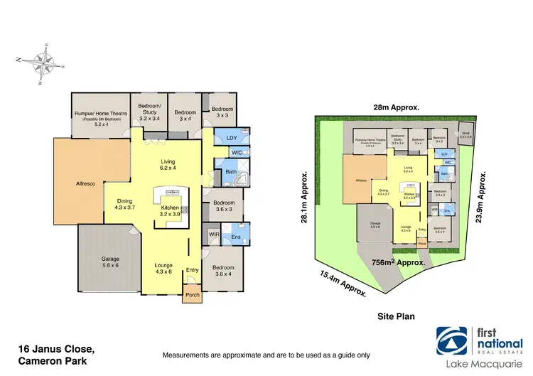 Floorplan of Homely house listing, 16 Janus Close, Cameron Park NSW 2285