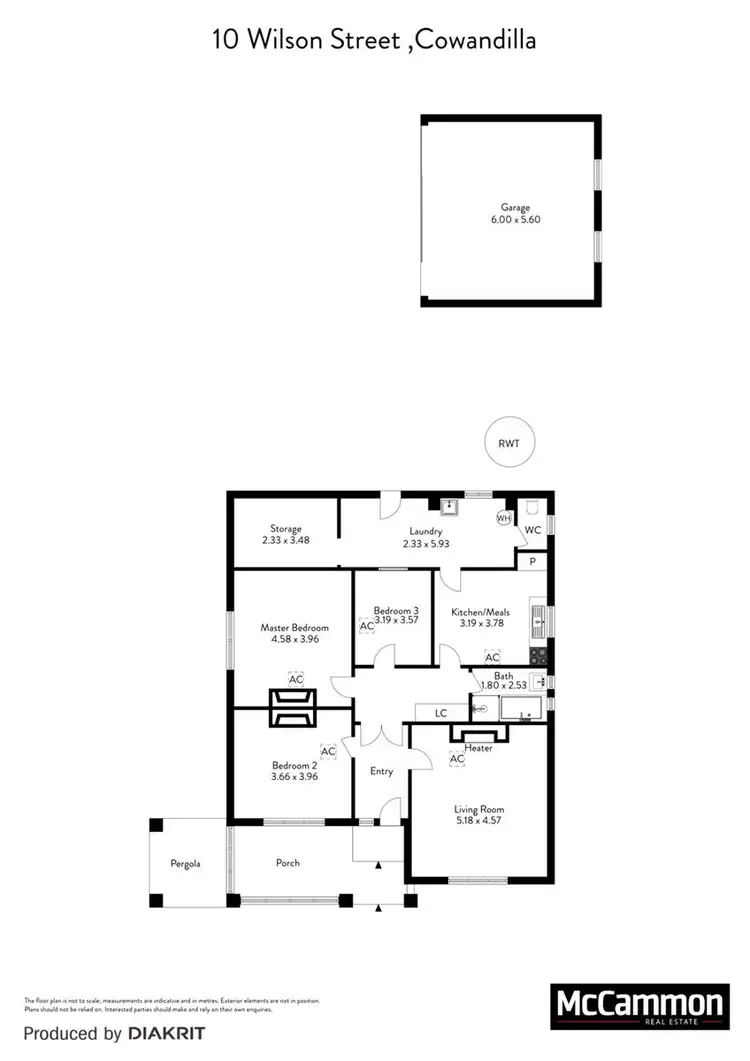 Floorplan of Homely house listing, 10 Wilson Street, Cowandilla SA 5033