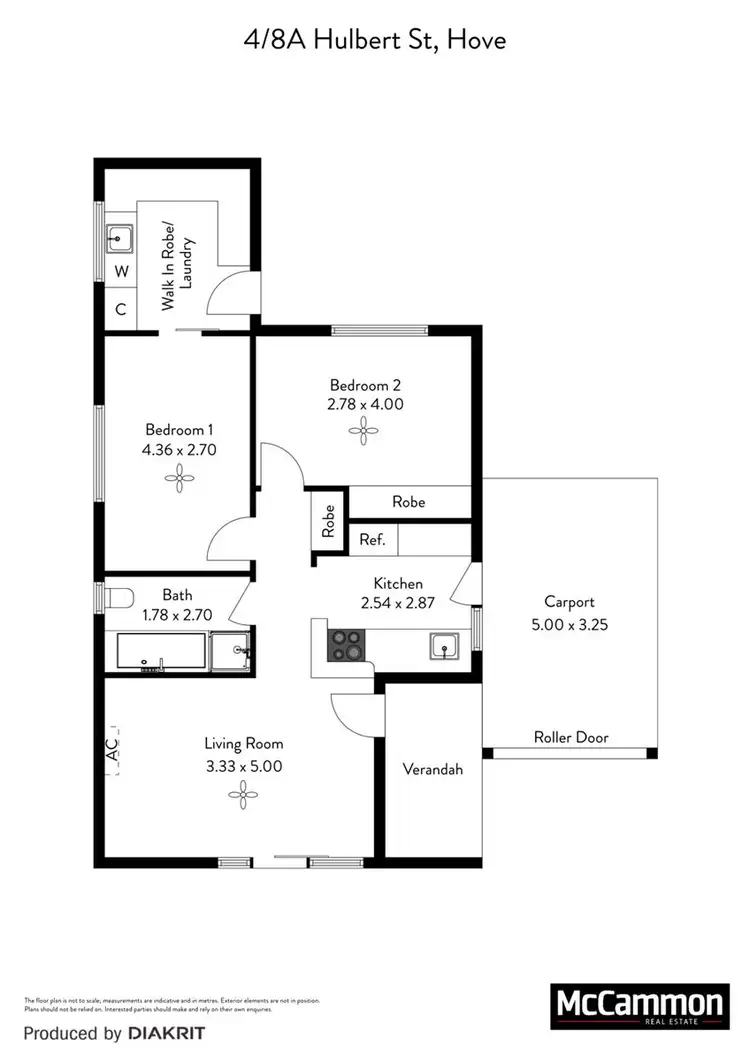 Floorplan of Homely house listing, 4/8a Hulbert Street, Hove SA 5048