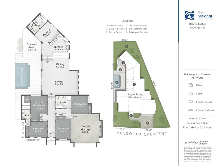 Floorplan of Homely house listing, 89a Yangoora Crescent, Ashmore QLD 4214