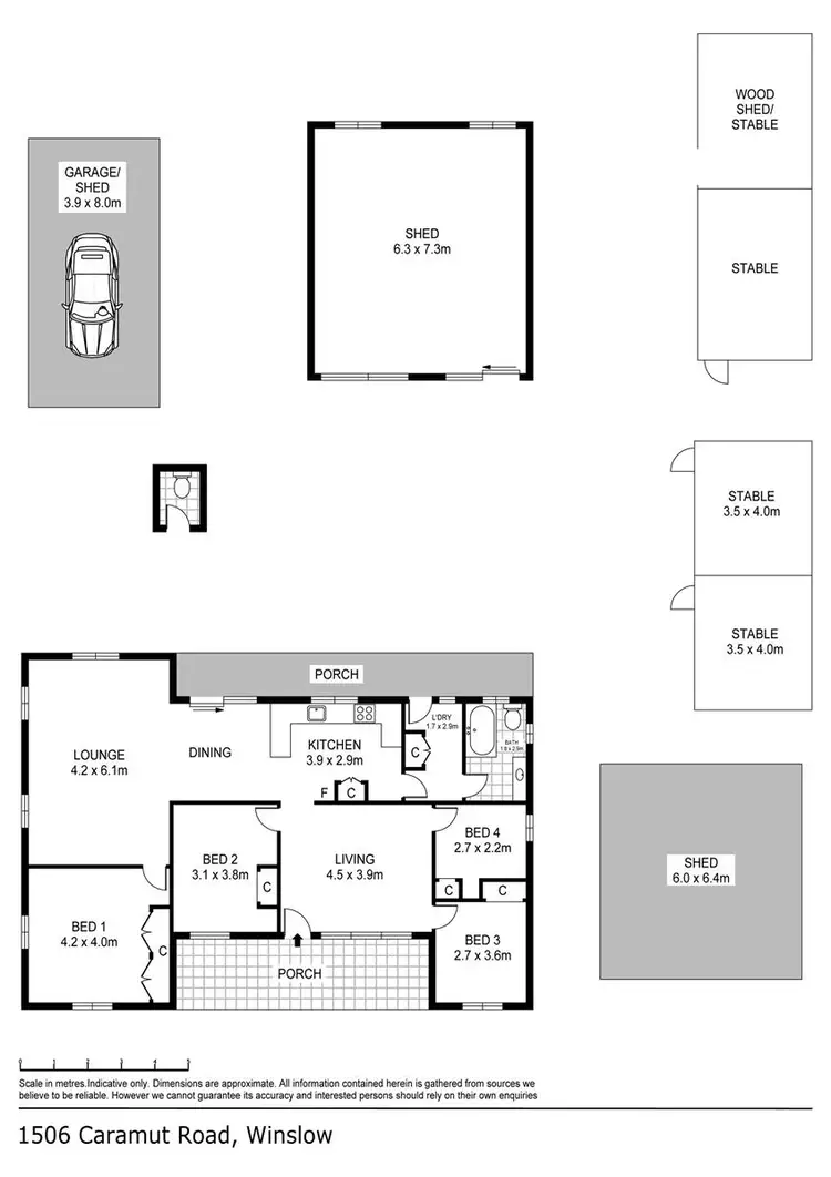 Floorplan of Homely house listing, 1506 Warrnambool-Caramut Road, Winslow VIC 3281