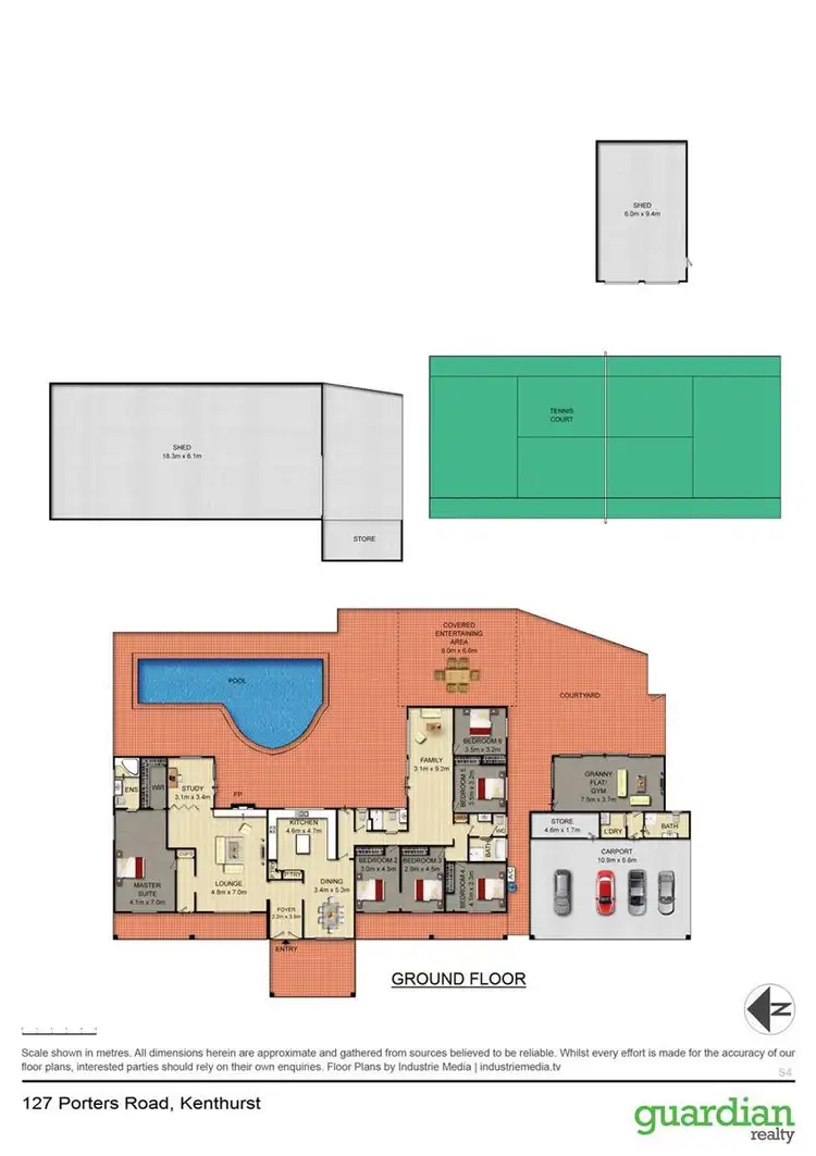 Floorplan of Homely house listing, 127 Porters Road, Kenthurst NSW 2156