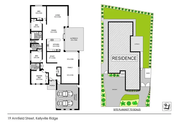 Floorplan of Homely house listing, 19 Annfield Street, Kellyville Ridge NSW 2155
