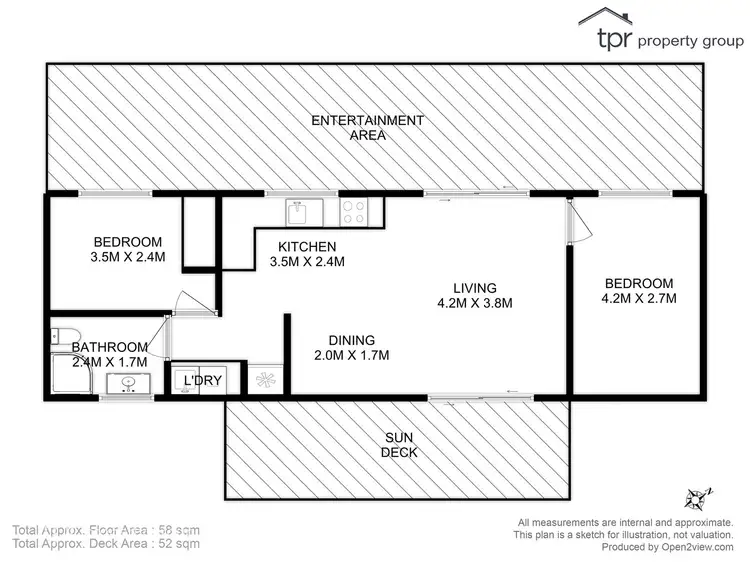 Floorplan of Homely house listing, 445 Abels Bay Road, Abels Bay TAS 7112