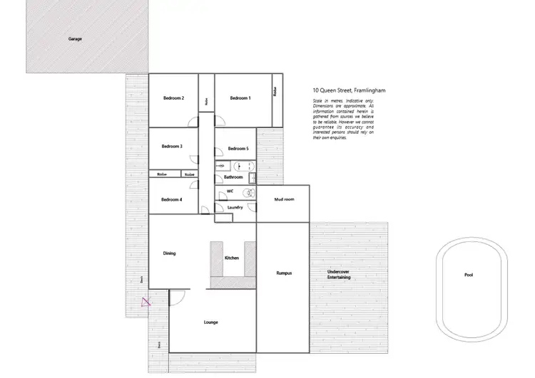 Floorplan of Homely house listing, 10 Queen Street, Framlingham VIC 3265