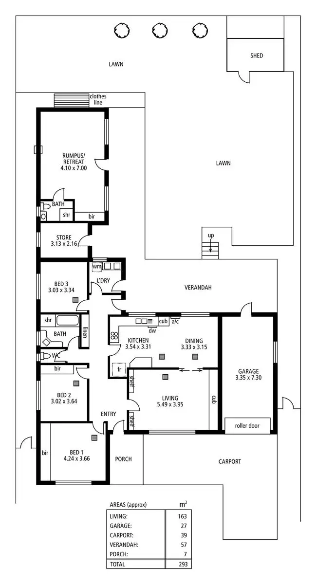 Floorplan of Homely house listing, 30 Charmaine Avenue, Para Vista SA 5093