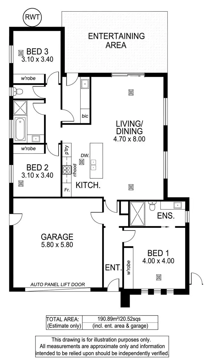 Floorplan of Homely house listing, 34 Kelvin Avenue, Warradale SA 5046