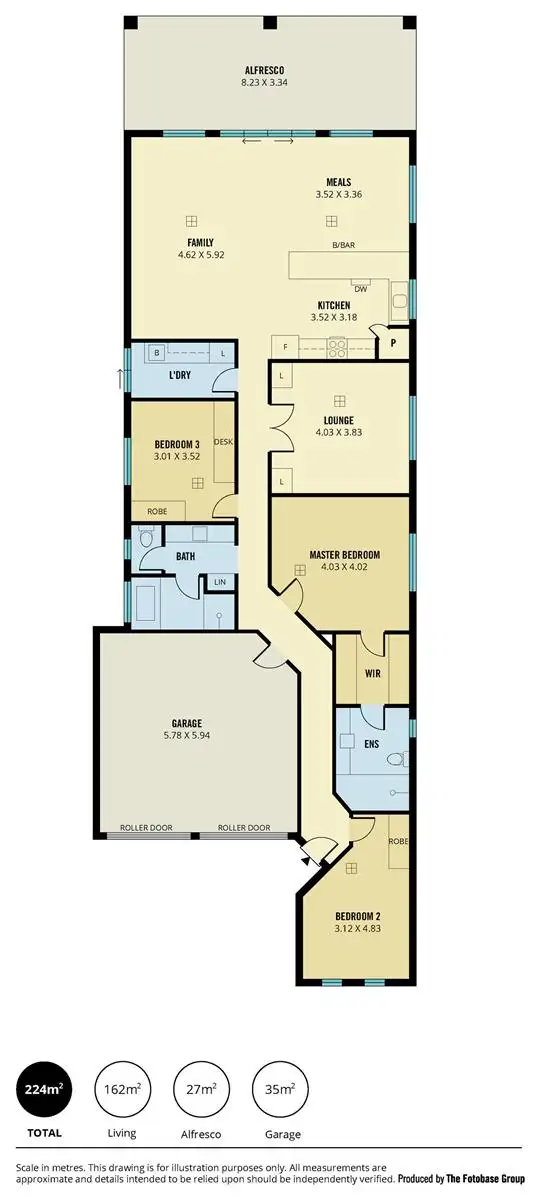 Floorplan of Homely house listing, 1A Kerrison Avenue, Ridgehaven SA 5097