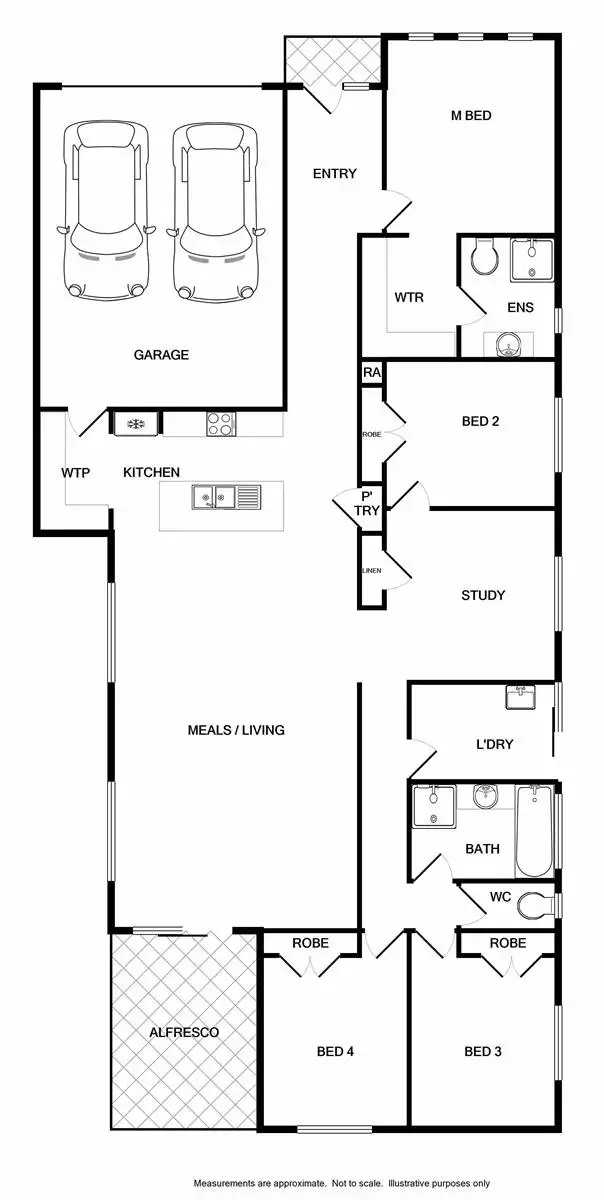 Floorplan of Homely house listing, 13 Kirby Drive, Killara VIC 3691