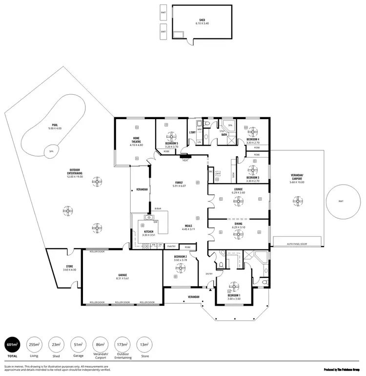 Floorplan of Homely house listing, 9 Koala Crescent, Paralowie SA 5108