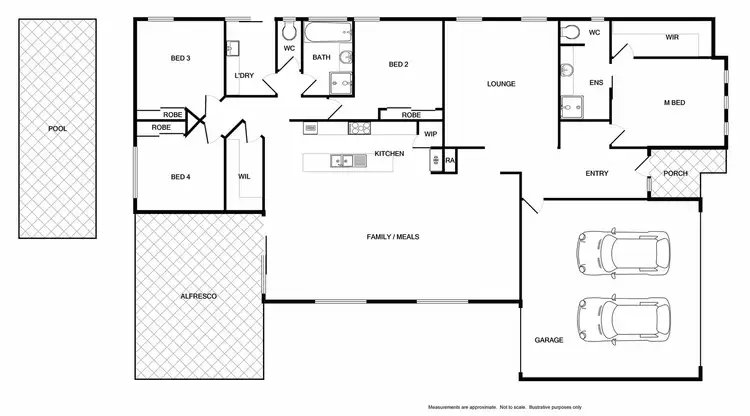 Floorplan of Homely house listing, 17 Bremer Avenue, Leneva VIC 3691