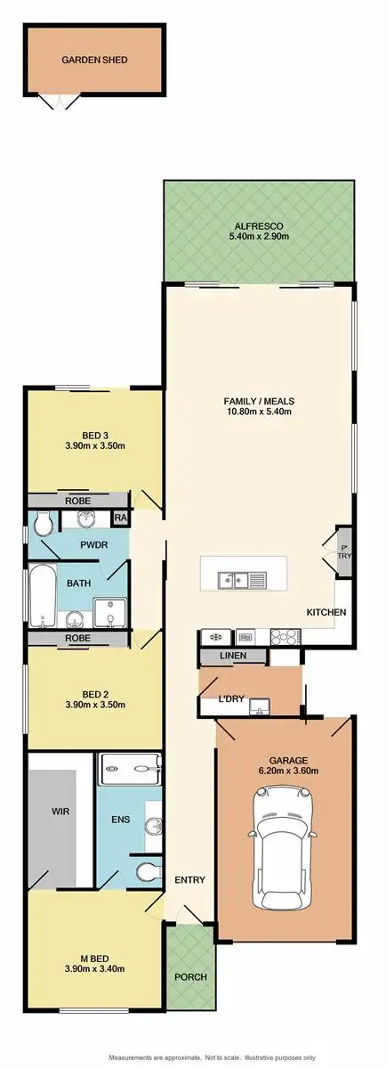 Floorplan of Homely house listing, 3 High Street, Beechworth VIC 3747