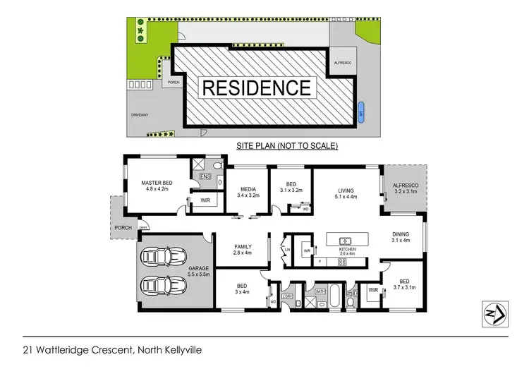 Floorplan of Homely house listing, 21 Wattleridge Crescent, North Kellyville NSW 2155