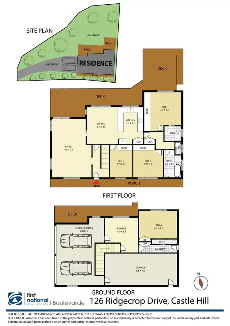 Floorplan of Homely house listing, 126 Ridgecrop Drive, Castle Hill NSW 2154