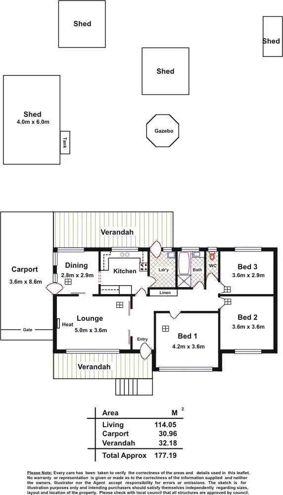 Floorplan of Homely house listing, 2 Donald Street, Highbury SA 5089