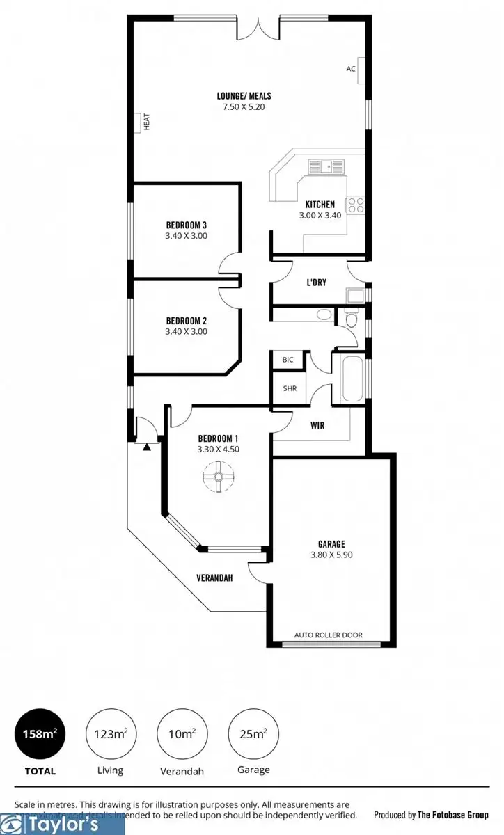 Floorplan of Homely house listing, 15 Gemini Court, Modbury Heights SA 5092