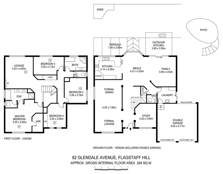 Floorplan of Homely house listing, 82 Glendale Avenue, Flagstaff Hill SA 5159
